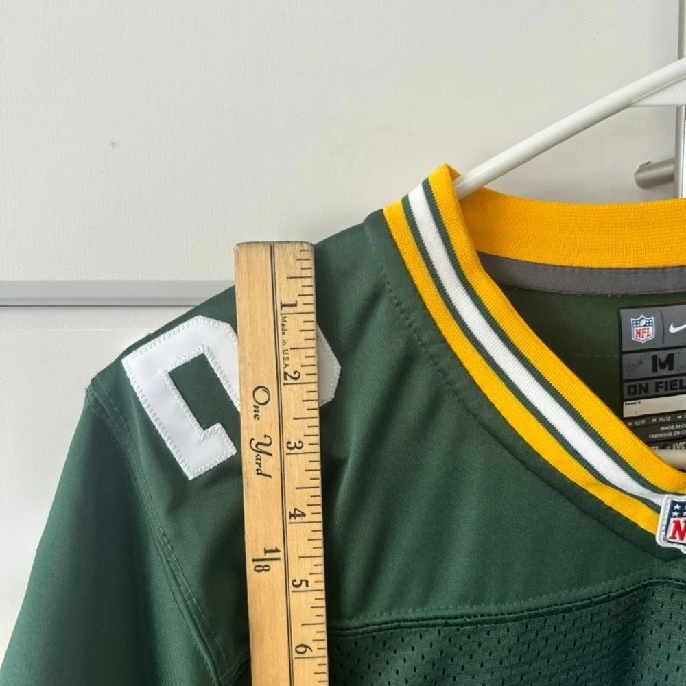 Nike Aaron Rodgers Green Bay Packers Jersey Youth Medium Green NFL 12 On Field